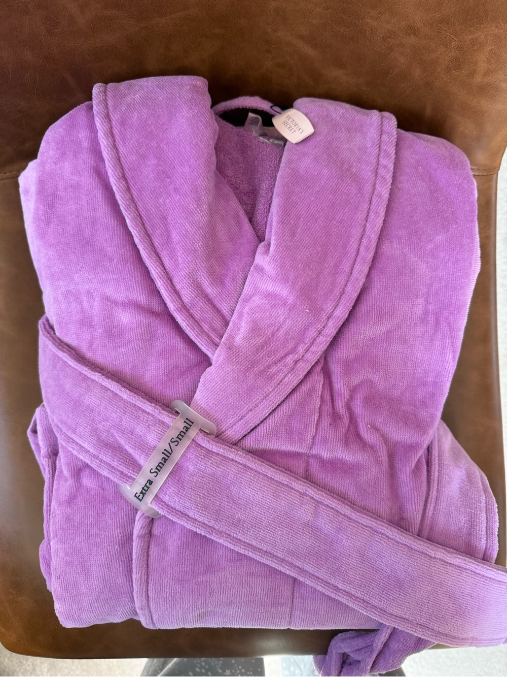 Victoria's Secret Lavender Plush Terry Robe